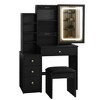 Vanity Table + Cushioned Stool - 2 of 4