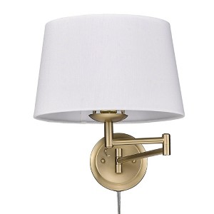 Golden Lighting Eleanor 1 Light Articulating Wall Sconce - 1 of 1