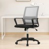 FDW Home Office Chair Mid-Back Mesh Computer Chair Lumbar Support Comfortable Executive Adjustable Chair with Armrests - 2 of 4
