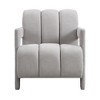 CAVINAS 1PC/2PCS Modern Minimalist Accent Armchair,Sturdy Frame Comfy Sitting Chair,L-Shaped Lounge Chair for Living Room,Bedroom - 2 of 4