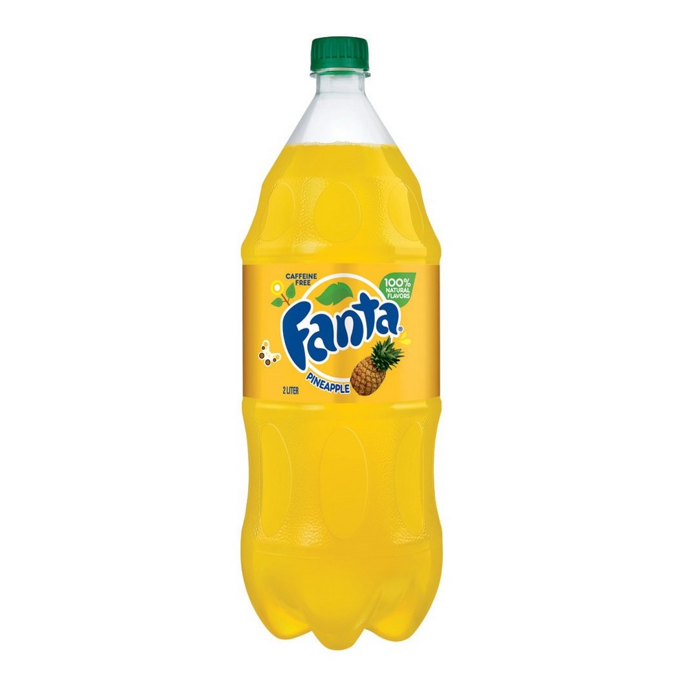 UPC 049000050264 Fanta CaffeineFree Pineapple Flavored Soda, 2 L