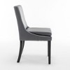 PAGED Modern Dining Chairs Set of 2 Upholstered Dining Room Chairs with Wood Legs for Living Room, Kitchen - 4 of 4