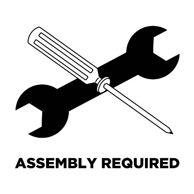 Espresso Metal and Gray Linen Barrelback Counter Stool, Set of 2