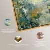 Art Remedy Green Moss Monet Garden Green Abstract Wall Art Framed - 4 of 4