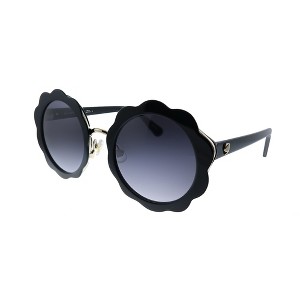 Kate Spade KS KARRIE/S 807 Womens Round Sunglasses Black 52mm - 1 of 3