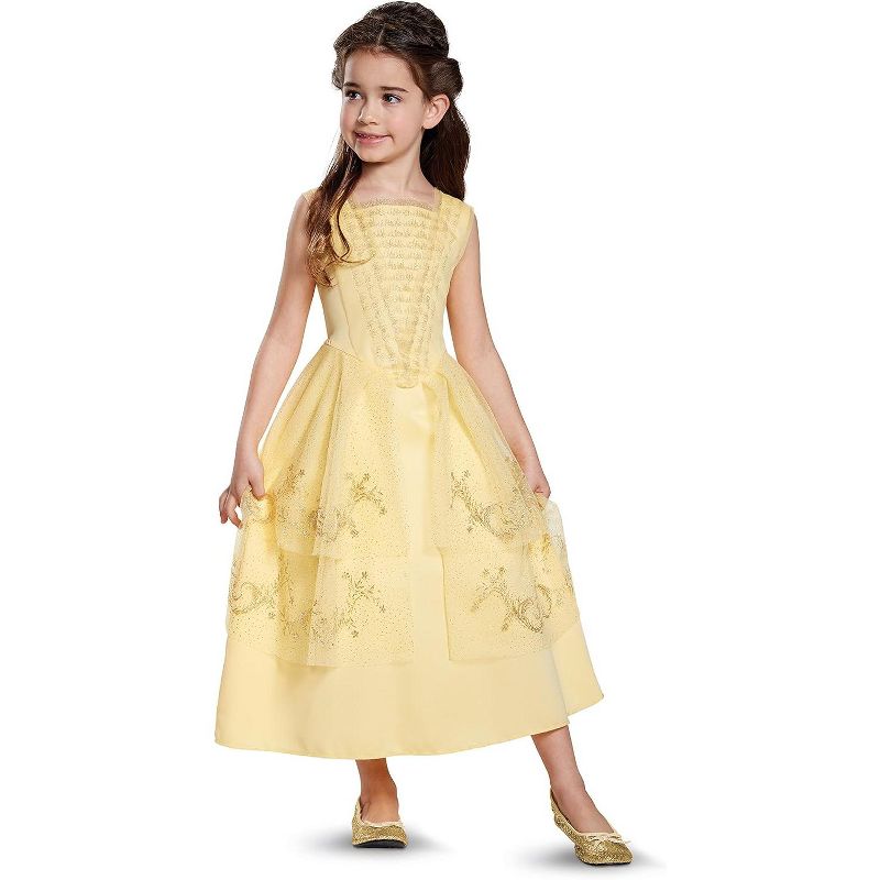Disguise Girls Beauty and the Beast Belle Ball Gown Costume Dress, 1 of 3
