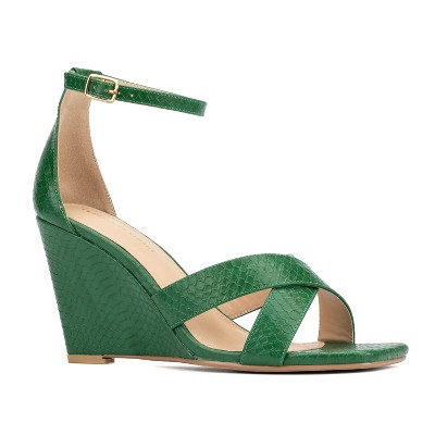 Fashion To Figure Women's Marcie Wedge Heels - Wide Width