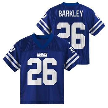 Nfl New York Giants Boys' Short Sleeve Barkley Jersey : Target