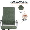 LeisureMod Benmar Modern High Back Leather Office Chair with Adjustable Height, Swivel Base, Ergonomic Design for Home Office, Study, or Workspace - 4 of 4