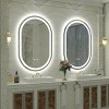 pmir Super Bright 192 LEDs/m LED Lighted Anti-Fog Tempered Glass Irregular Bathroom/Vanity Mirror with ETL & 3-Year Warranty - 3 of 4