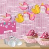 Beistle Baby Shoes Photo/Balloon Holder, 6 Oz, (3/Pkg) Pink - 2 of 3