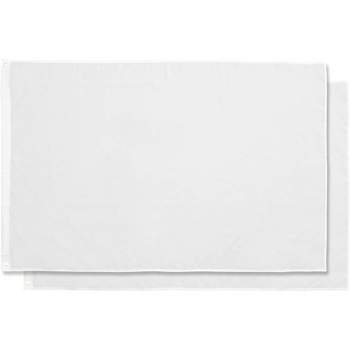 Juvale 2 Pack Plain White Blank DIY Flag Banner Polyester with Brass Grommets 3 x 5 Ft