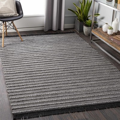 Hauteloom Rectangle Area Rug   Black