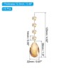 Unique Bargains Hanging Ornament DIY Craft Teardrop Crystal Chandelier Pendant Beads 4.92" x 1.5" 10 Pcs - 2 of 4