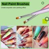 Saviland Professional 8PC Nail Art Kit - Gel Liner Brush & Double Dotting Pens for Acrylic Nails, Salon & Home DIY Manicure. (Size: 8 Count) - 4 of 4