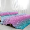 Boersma 3PCS ultra soft Duvet Cover Set for Comforter star bedding set King Size - 2 of 4