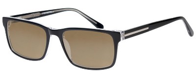 Big & Tall 21 Mens Rectangle Full Rim Designer Sunglasses 57 mm