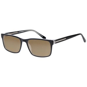 Big & Tall 21 Mens Rectangle Full Rim Designer Sunglasses 57 mm - 1 of 1
