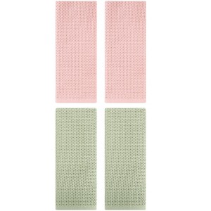 REGALWOVEN Solid Waffle Cotton Bathroom Hand Towels 4 Pack - 1 of 4