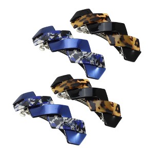 Unique Bargains Women's Hair Barrettes 4 Pcs - 1 of 4
