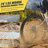 RISOKEYS 29 Inch Mountain Bike,8 Speed Suspension Bicycle, Steel Frame & Front Suspension Fork,Double Disc Brake Bicycle for Adult - 4 of 4