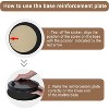 DOMETOUR Arc Floor Lamp with Remote, Modern LED, Dimmable Bulb, Boho Farmhouse, Fabric & Rattan Lampshades, Adjustable Black Tall Lamp for Living Room - 3 of 4