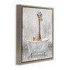 Stupell Industries Baby Giraffe Bath Time, 18" x 18" - 3 of 4