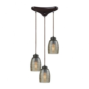 Elk Home Muncie 3 - Light Pendant in  Oil Rubbed Bronze - 1 of 1
