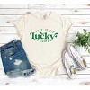 Simply Sage Market Women's This Is My Lucky Shirt Short Sleeve Garment Dyed Tee - 3 of 4