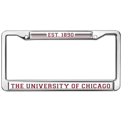 University of Chicago Full Size Standard License Plate Metal Frame