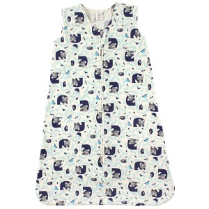 Touched by Nature Baby Boys Organic Cotton Sleeveless Wearable Sleeping Bag, Sack, Blanket, Woodland - 1 of 2