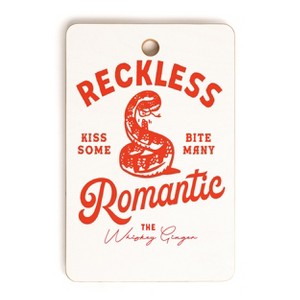 The Whiskey Ginger Reckless Romantic Kiss Some Bite Many Cutting Board Rectangle - Deny Designs - 1 of 3