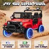 JOYRACER 24V 2-Seater Ride-On Jeep Style Car for Kids, Electric Ride-On Toys with Bluetooth, Music, USB & MP3 Port - 3 of 4