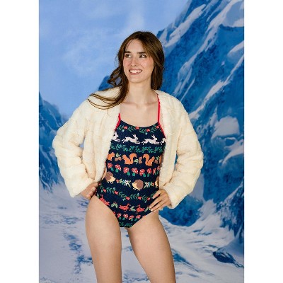 Sporti Granny Sweater Woodland Micro Back One Piece Swimsuit (26-40)