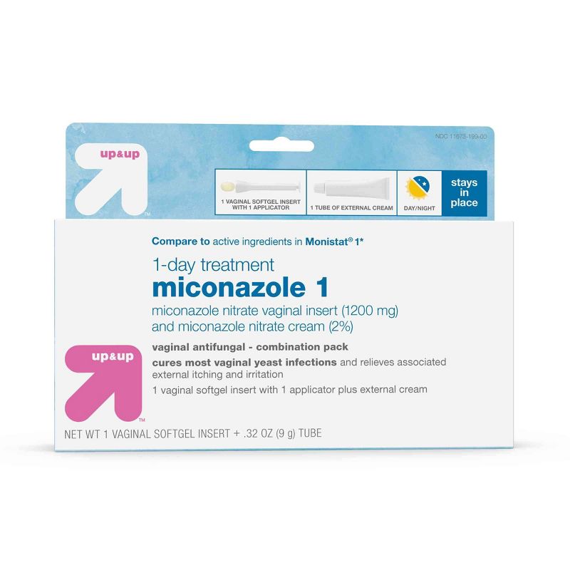 Miconazole Vaginal Antifungal Cream - 1 day Treatment - 0.32oz - up &#38; up&#8482;, 1 of 10