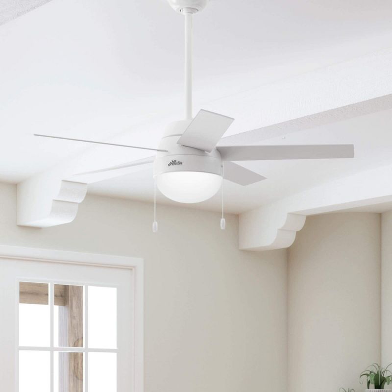 46" Anslee Ceiling Fan (Includes LED Light Bulb) - Hunter Fan, 4 of 13