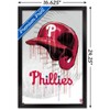 Trends International MLB Philadelphia Phillies - Drip Helmet 22 Framed Wall Poster Prints - 3 of 4