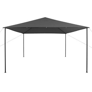 vidaXL Gazebo Outdoor Canopy Tent Patio Pavilion Wedding Party Tent with Roof - Anthracite 157.5" x 157.5" - 1 of 4