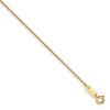 Black Bow Jewelry 0.7mm, 14k Yellow Gold, Ropa Chain Necklace - 3 of 4