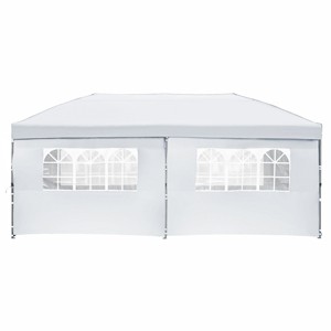 10x20 FT Heavy-Duty Pop-Up Canopy Tent with Sidewalls, UV Protection, Adjustable Height, Portable Wheeled Bag, for Outdoor Events-Coolbibila - 1 of 4