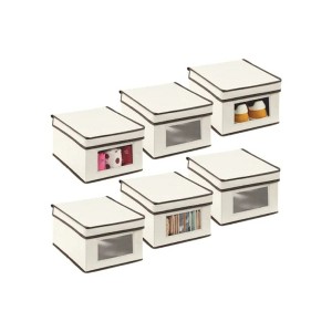Apex Vanguards 6-Piece Cream Stackable Closet Storage - 1 of 3