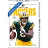 Trends International NFL Green Bay Packers - Josh Jacobs Feature Series 25 Framed Wall Poster Prints - 3 of 4
