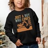 The Juniper Shop Just A Boy Who Loves Dirt Toddler Sweatshirt - 3 of 4