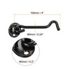 Unique Bargains 201 Stainless Steel Cabin Eye Latch Gate Door Swivel Hook with Mounting Screws - 3 of 4