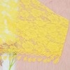 Anna-Kaci Women's Sheer Floral Lace Triangle Mantilla Scarf Lightweight Tassel Shawl Wrap Head Scarf - 3 of 4