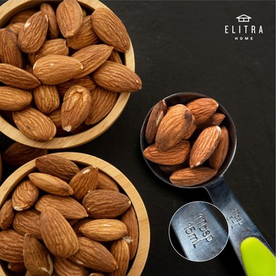 13-Piece Stainless Steel and Plastic Measuring Cups and Spoons Set