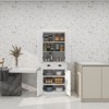 AndMakers White Wood 29.92 in. Pantry Cabinet with Doors and Drawers，Adjustable Shelves - image 4 of 4