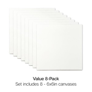 KINGART Stretched Canvas 6x6 8 pc - 1 of 4
