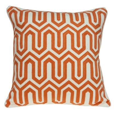 Parkland Collection,Machu Orange Throw Pillow