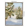 23"x30" Amanti Art Trees in Winter by Sandra Lafrate Framed Canvas Wall Art - 4 of 4